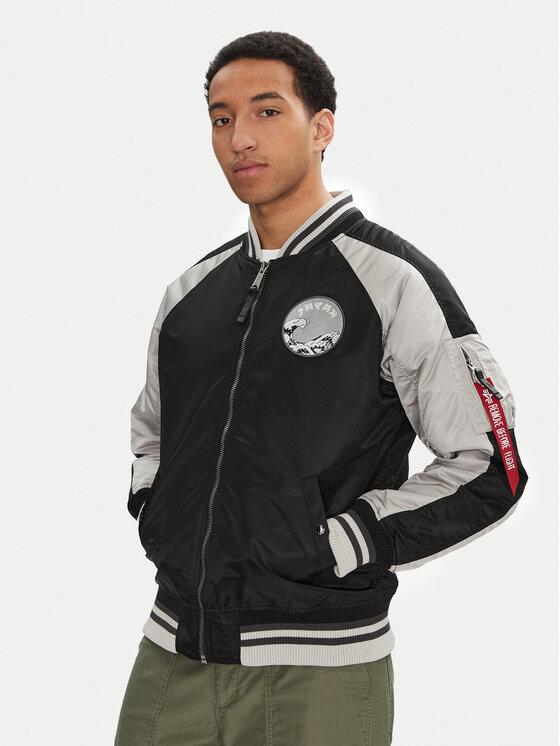 Alpha Industries Alpha Industries Geacă bomber Japan Warrior Souvenir 146101 Negru Regular Fit