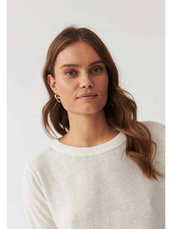 TATUUM TATUUM Halenka ANABEL Krémová Loose Fit
