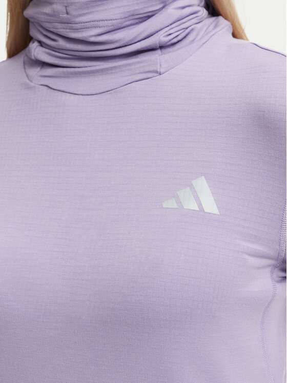 adidas adidas Bluză tehnică Adi365 Running Essentials Winterized KV4284 Mov deschis Slim Fit