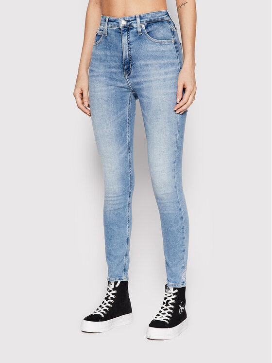 Calvin Klein Jeans Calvin Klein Jeans Jeansy J20J219334 Modrá Super Skinny Fit