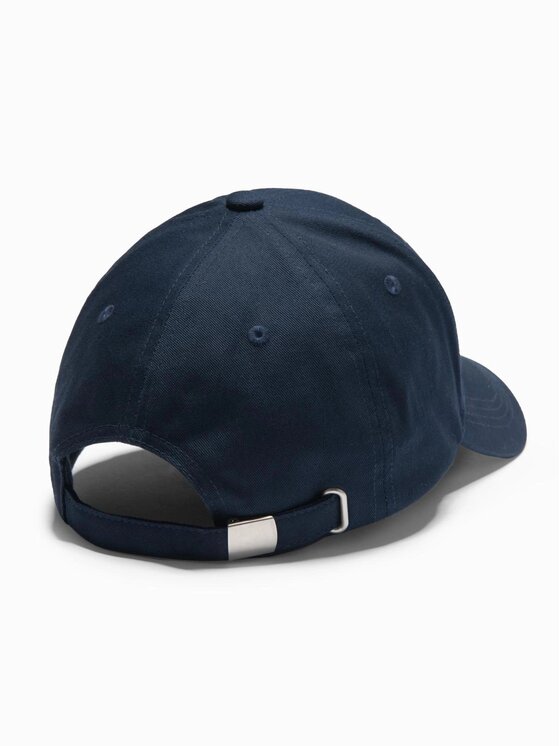 Ombre Ombre Czapka z daszkiem OM-ACCS-0101 Granatowy