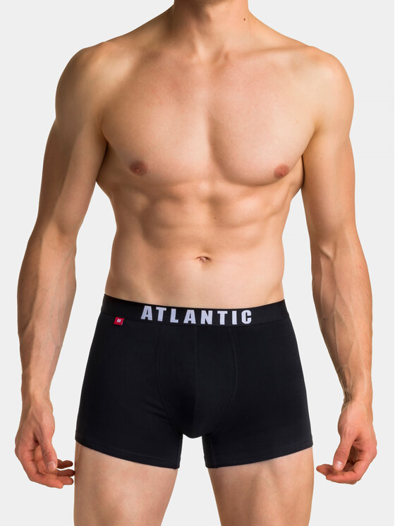 Atlantic Atlantic Komplet bokserek 3MH-011-CZARNY-M Czarny