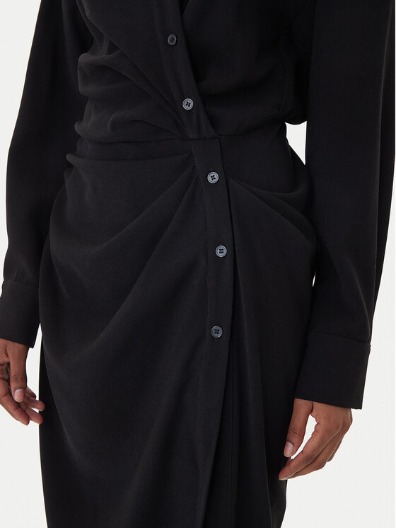 Eleh Eleh Rochie de seară EFW250275 Negru Regular Fit