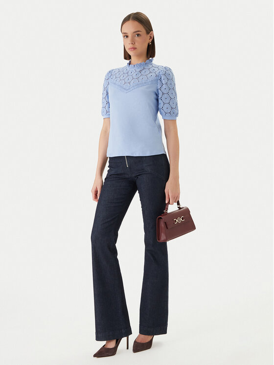 Morgan Morgan Bluza 241-DULIE Modra Regular Fit