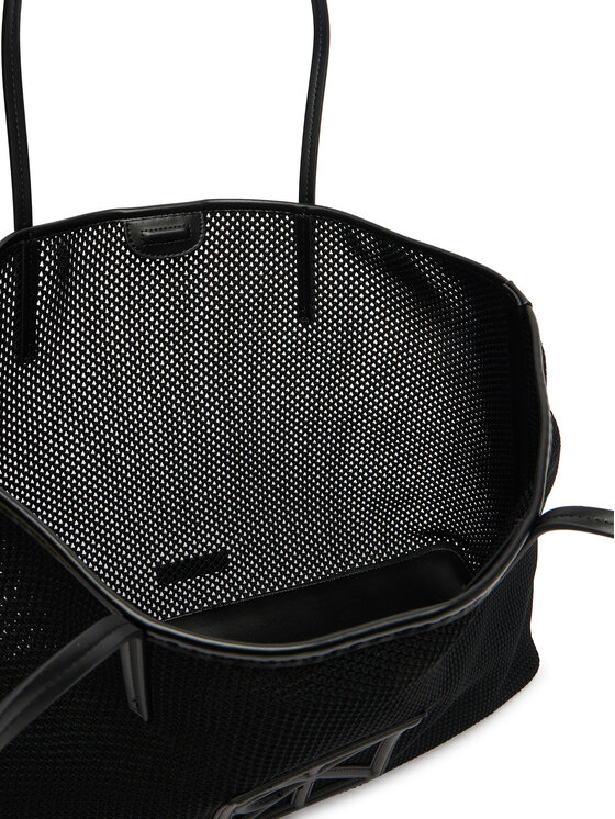 Calvin Klein Calvin Klein Handtasche Emblem Mesh Tote LV04F3380G Schwarz