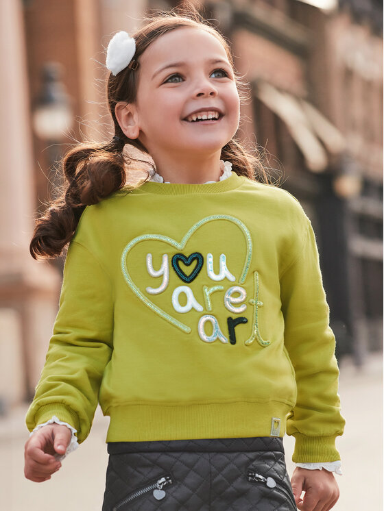 Mayoral Mayoral Світшот 4479 Жовтий Regular Fit