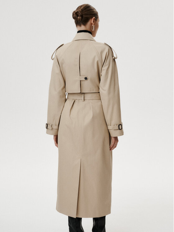 MARI PRETI MARI PRETI Trench Chiara Beige Regular Fit