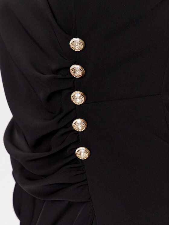 ViCOLO ViCOLO Φόρεμα κοκτέιλ TE0106 Μαύρο Slim Fit