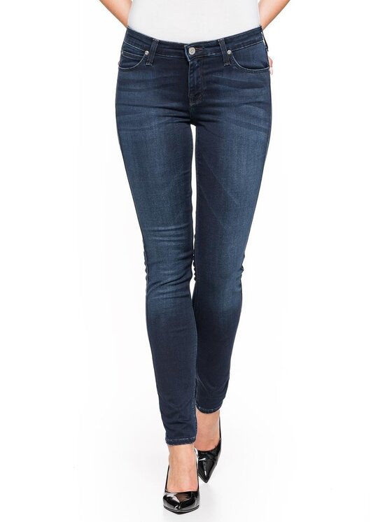 Lee Lee Jeansy SCARLETT Niebieski Skinny Fit