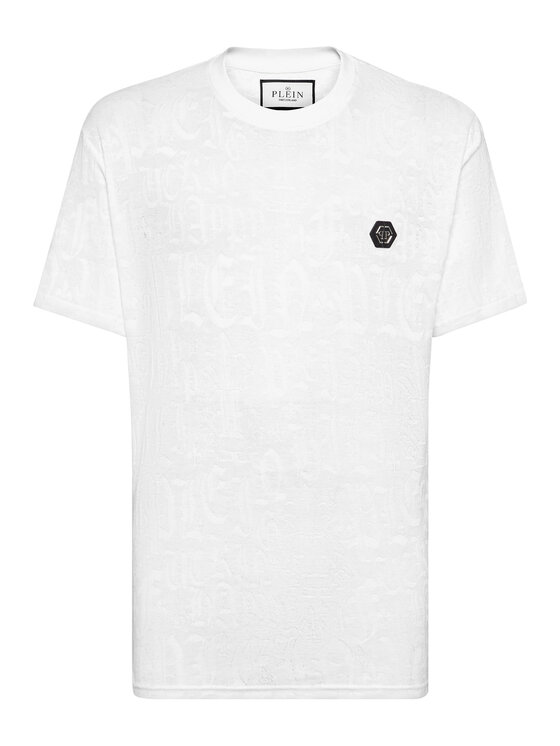 PHILIPP PLEIN PHILIPP PLEIN Tričko 9837 Biela Regular Fit