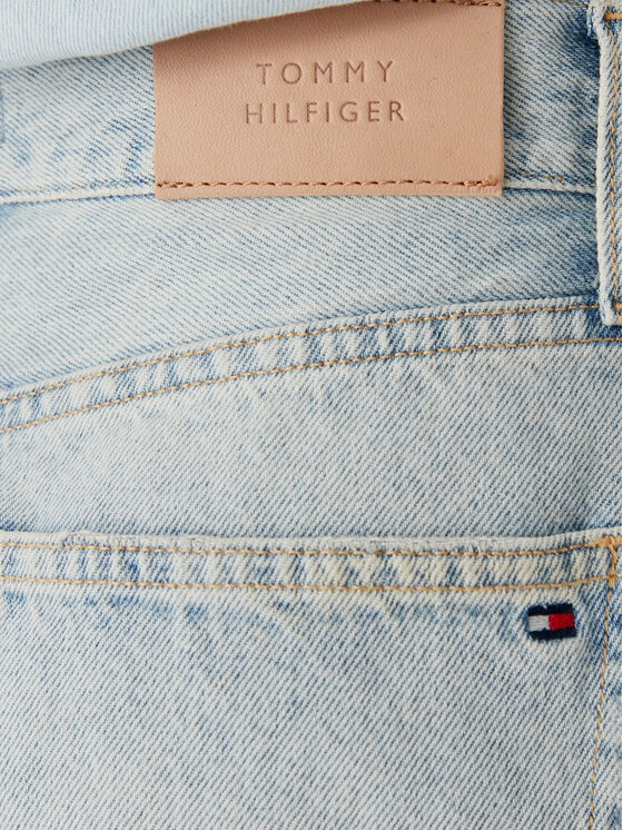 Tommy Hilfiger Tommy Hilfiger Szorty jeansowe WW0WW49578 Niebieski Wide Fit