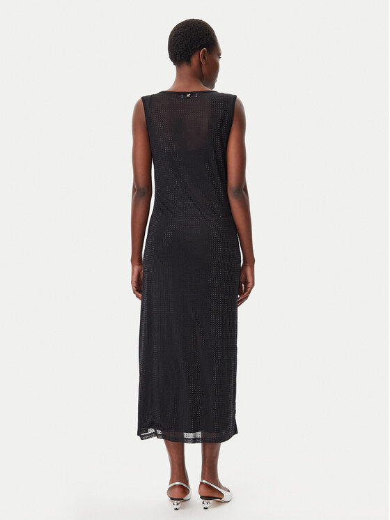 LOLA CASADEMUNT LOLA CASADEMUNT Koktejlové šaty LS2516066 Černá Regular Fit