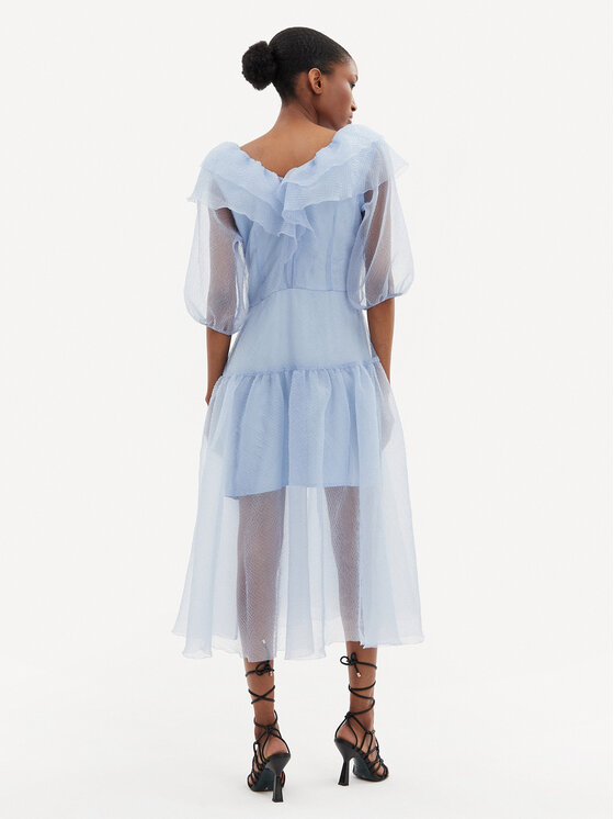 Custommade Custommade Rochie cocktail Jaquelina 999344483 Albastru Regular Fit