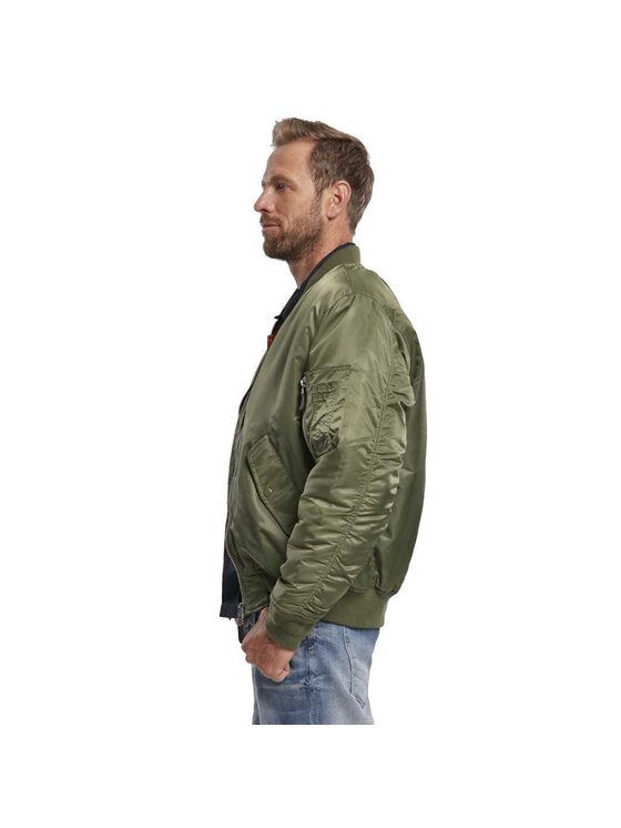 Brandit Brandit Kurtka bomber 3149.1.4XL Zielony Regular Fit