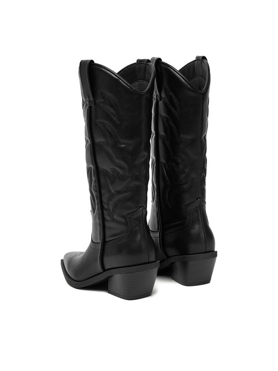 JENNY JENNY Cizme și botine cowboy CEO-R25AW01598 Negru