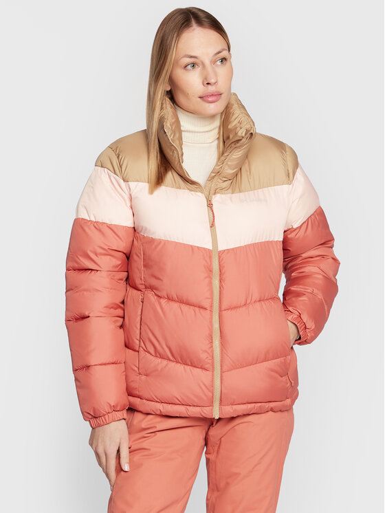 Columbia Columbia Zimska jakna Puffect™ Color Blocked 1955101 Koraljna Regular Fit
