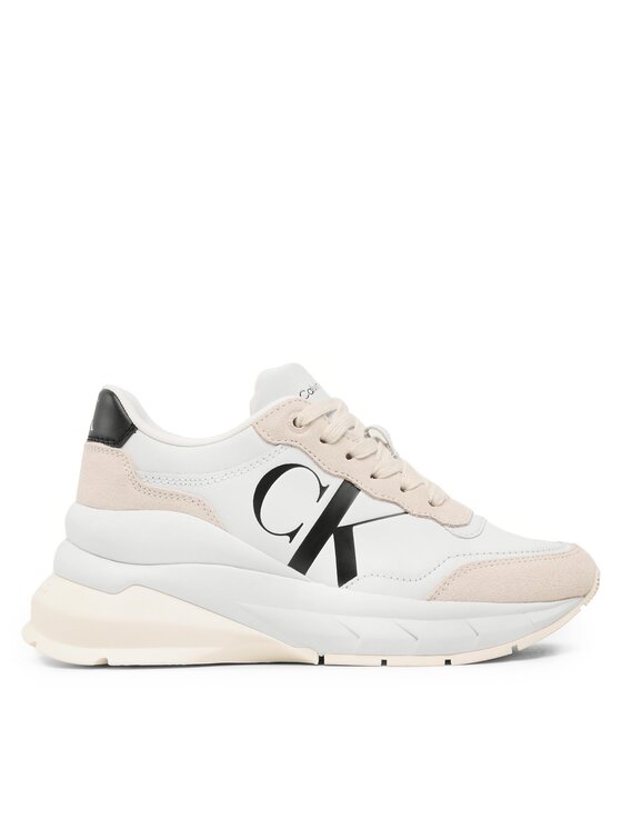 Calvin Klein Jeans Calvin Klein Jeans Tenisice Wedge Runner Mix Lth Wn YW0YW01099 Bež
