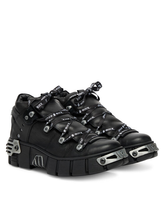 NEW ROCK NEW ROCK Sneakersy M-WALL106NSHLACE-C2 Czarny