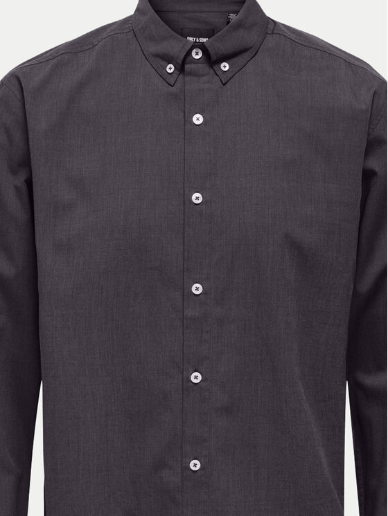 Only & Sons Only & Sons Koszula Pete 22033255 Granatowy Regular Fit