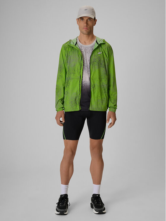 4F 4F Tank top FLOW MOTION Czarny Regular Fit