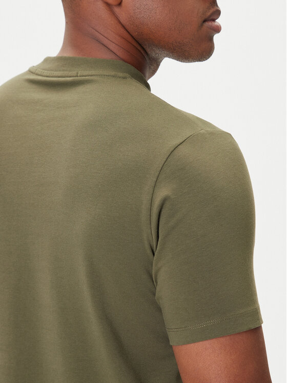 KARL LAGERFELD KARL LAGERFELD Tričko 755051 554235 Zelená Regular Fit