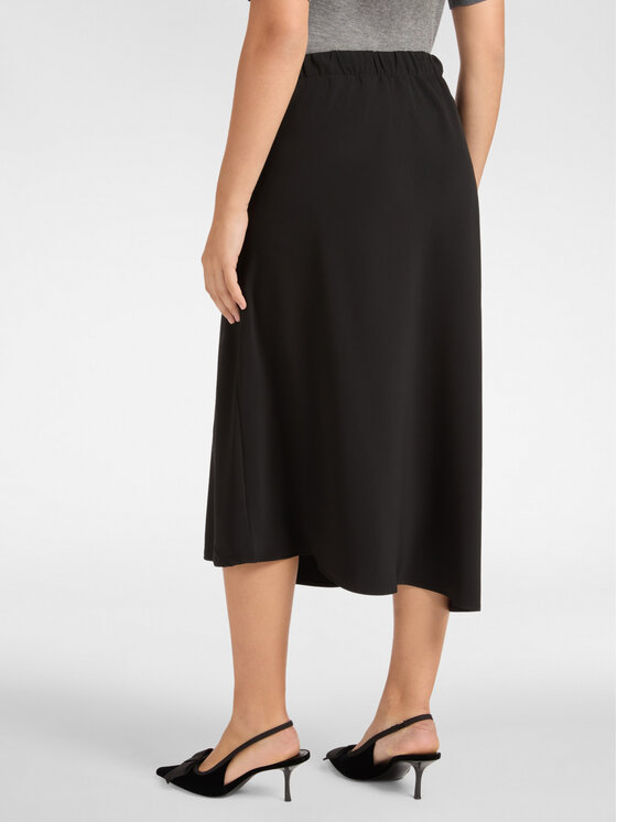 Elena Mirò Elena Mirò Spódnica midi 1049P000060N033 Czarny A-Line Fit