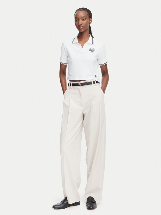 Beverly Hills Polo Club Beverly Hills Polo Club Polo särk L2605-HR Valge Regular Fit