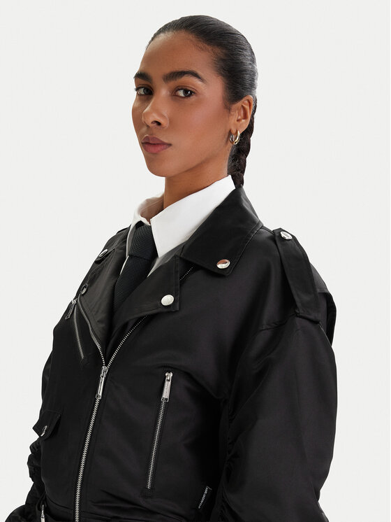 KARL LAGERFELD KARL LAGERFELD Bomber dzseki B1W14002 Fekete Relaxed Fit
