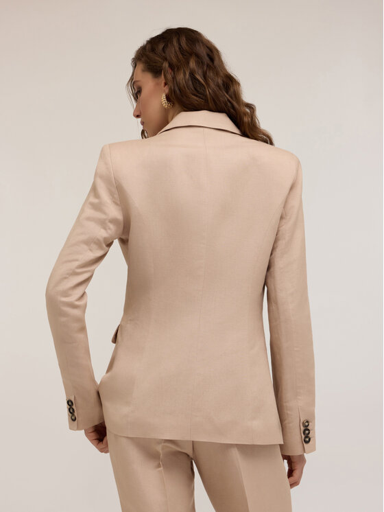 Motivi Motivi Giacca outdoor Q663Q100922N002 Écru Regular Fit