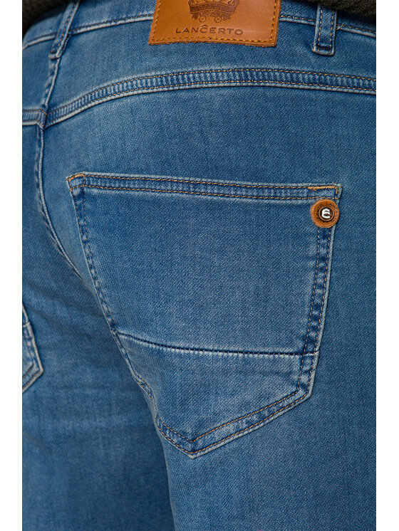 Lancerto Lancerto Jeansy Carson Niebieski Regular Fit