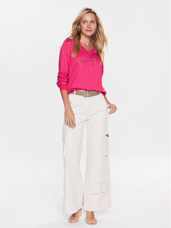 Liu Jo Sport Liu Jo Sport Світшот TA3216 F0869 Рожевий Regular Fit