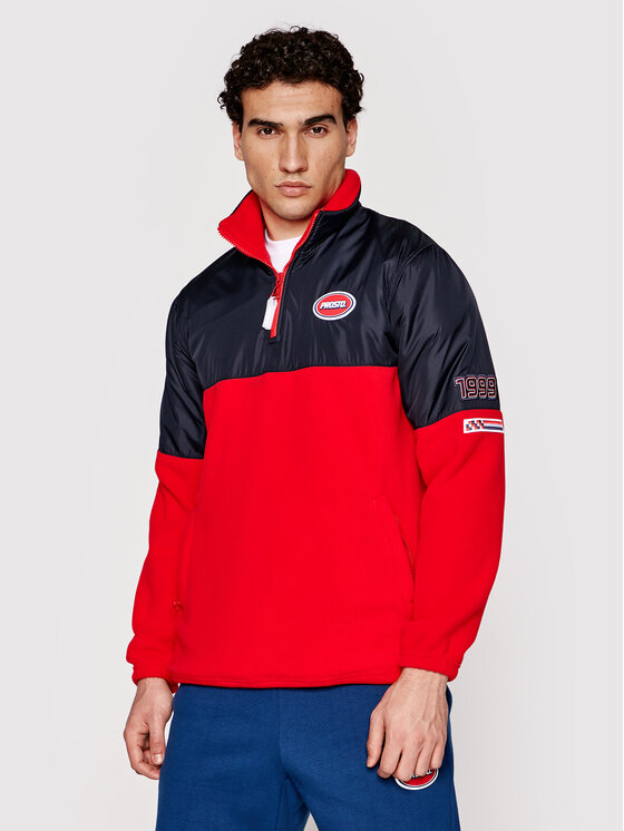 PROSTO. PROSTO. Polar KLASYK Torque 5011 Czerwony Regular Fit
