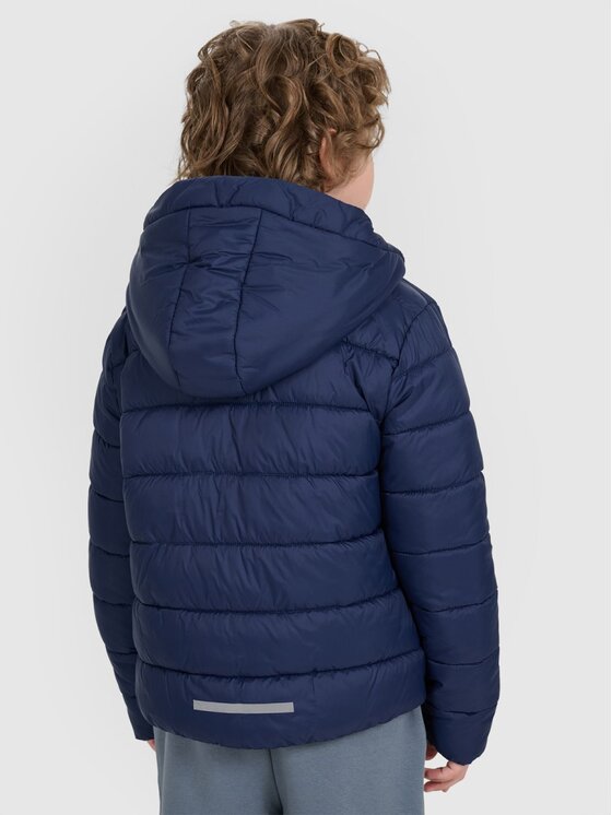 4F 4F Giubbotto piumino 4FJRAW25TDJAU0804-31S Blu scuro Regular Fit