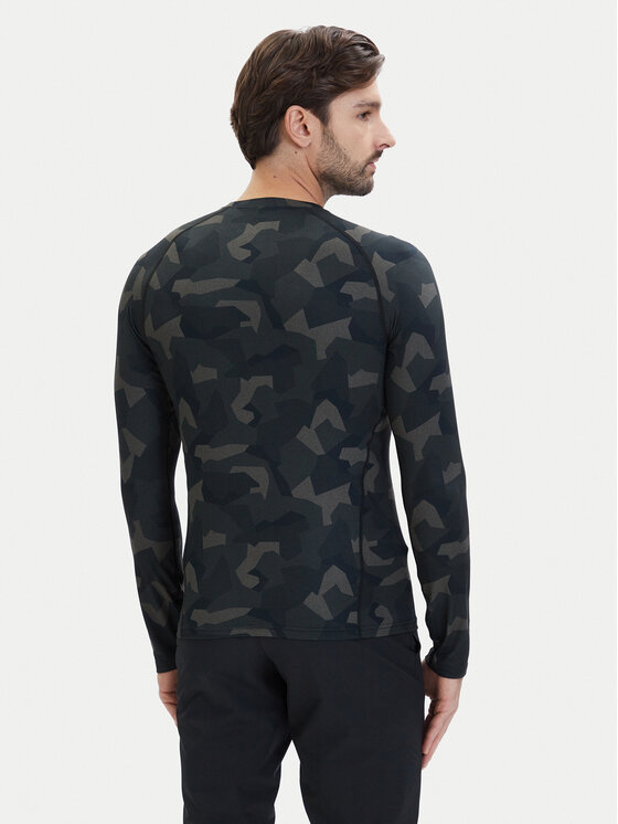 Surfanic Surfanic Lenjerie de corp termoactivă partea de sus SWE1604 Verde Slim Fit