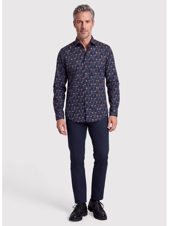 Pako Lorente Pako Lorente Koszula P26WF-1X-031 Granatowy Slim Fit