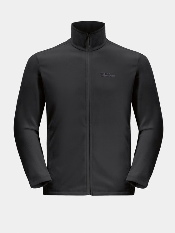 Jack Wolfskin Jack Wolfskin Fliso džemperis Taunus Fz 1711451 Juoda Regular Fit
