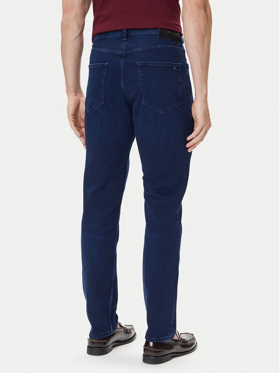 Tommy Hilfiger Tommy Hilfiger Jeansy Denton MW0MW39662 Granatowy Straight Fit