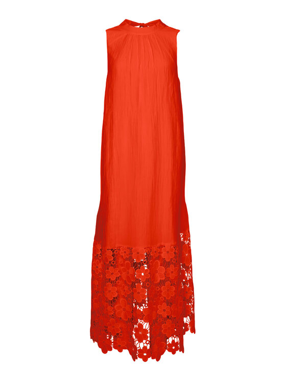YAS YAS Vestito estivo Twigsy 26037703 Rosso Relaxed Fit
