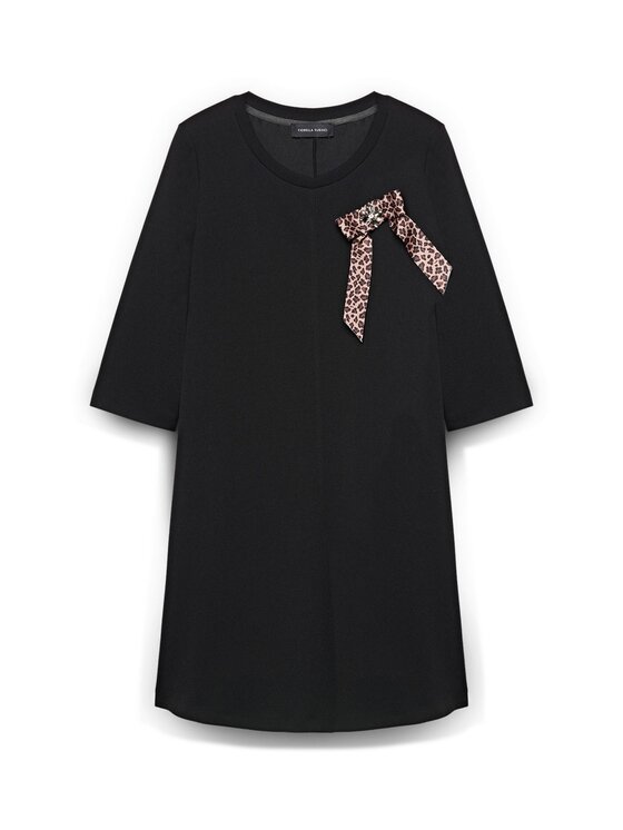 Fiorella Rubino Fiorella Rubino Vestito da giorno 7051L001235N033 Nero A-Line Fit