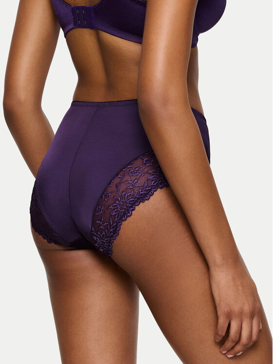 Triumph Triumph Figi klasyczne z wysokim stanem Ladyform Soft Maxi 10210671 Fioletowy