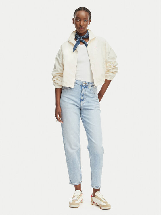 Tommy Jeans Tommy Jeans Demisezoninė striukė DW0DW22325 Balta Regular Fit