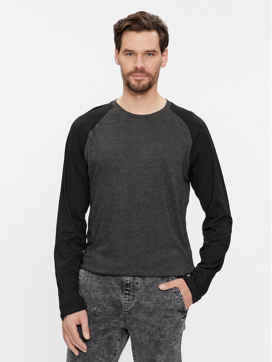 Brave Soul Brave Soul Longsleeve MLT-69OSBOURNEJ Сірий Regular Fit