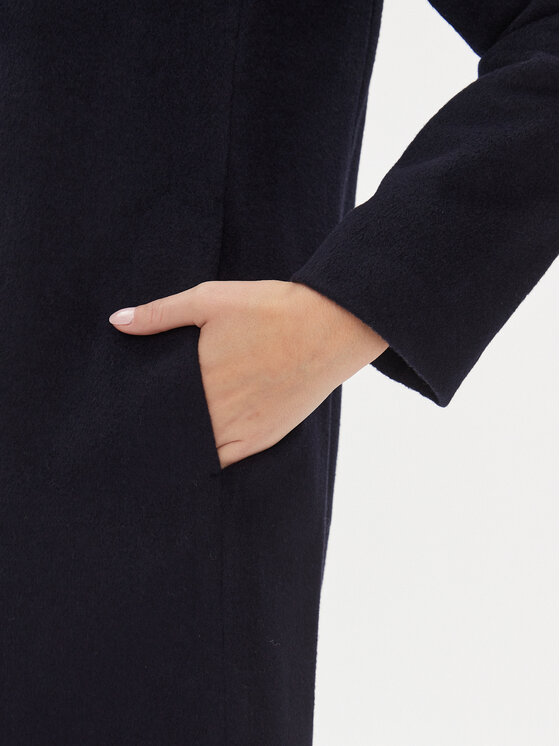 United Colors Of Benetton United Colors Of Benetton Cappotto di lana 2YDTDN012 Blu scuro Regular Fit