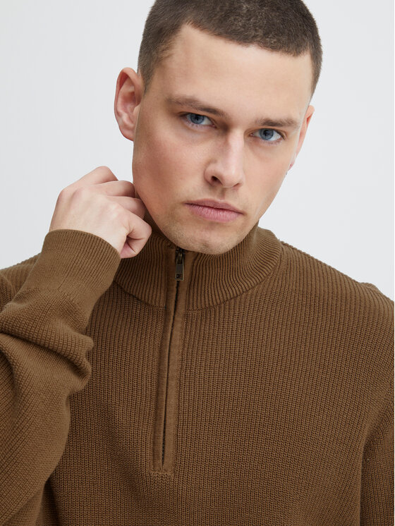 Blend Blend Džemper 20714337 Smeđa Regular Fit