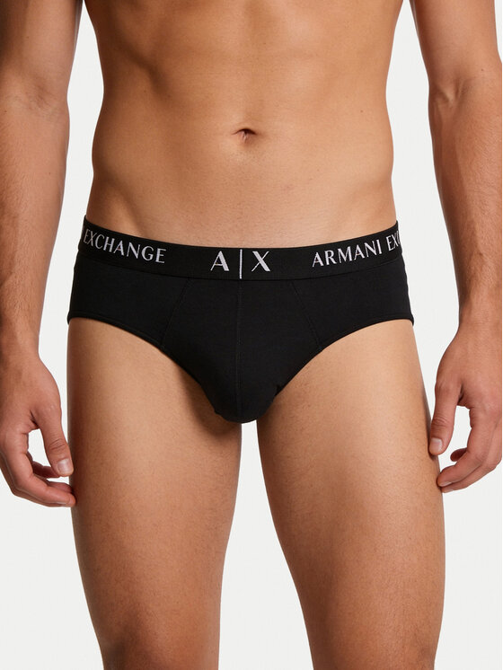 Armani Exchange Armani Exchange Komplet spodnjih hlač slip﻿ XM000870 AF13682 MC061 Črna