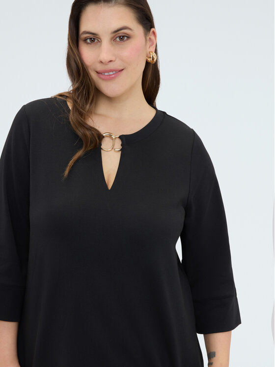 Fiorella Rubino Fiorella Rubino Bluza G868L009051N033 Czarny Regular Fit