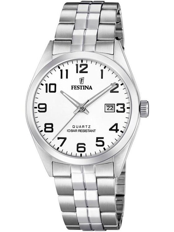 Festina Festina Zegarek F20437/1 Srebrny