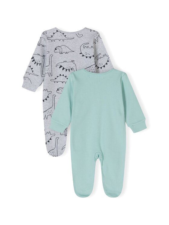 MINOTI MINOTI Komplet 2 par pajacy 24babypack23 Szary