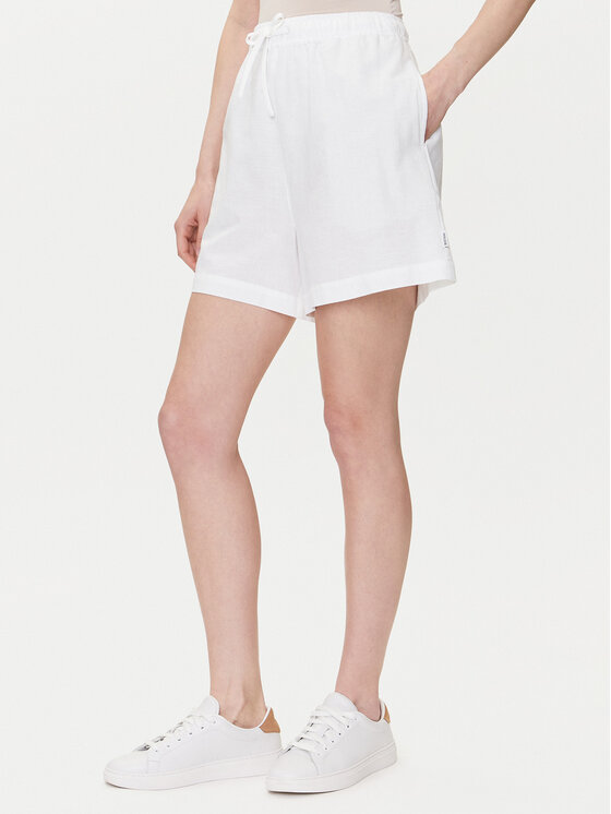 Pantalon scurți din material Mustang Femei, Mărimea: M, Alb, Charlottesville 1016584