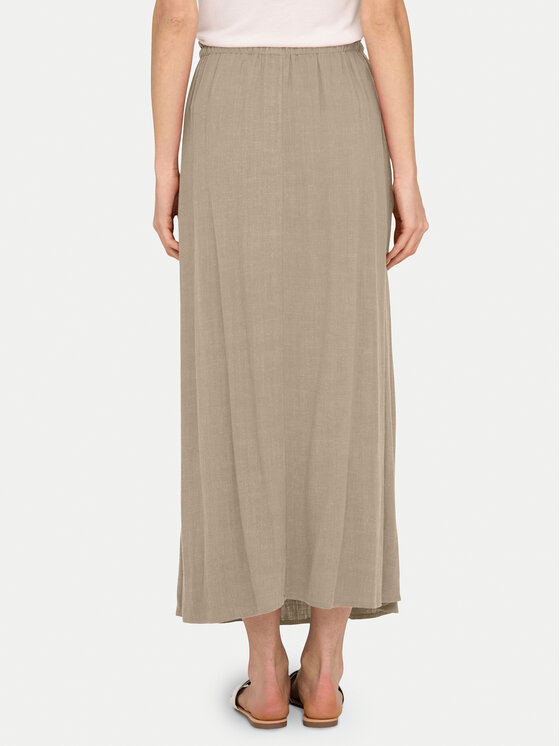 ONLY ONLY Midi szoknya Solvi 15338678 Bézs Regular Fit